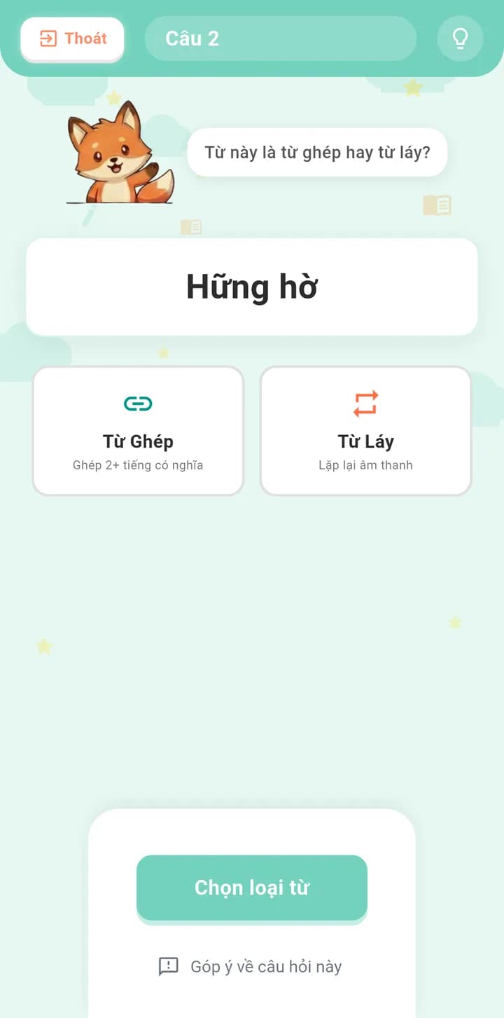Từ Ghép và Từ Láy: bé chọn Hững hờ là từ ghép hay từ láy
